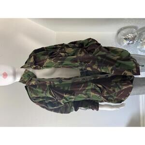 Vintage 1990s Military Smock Jacket US Army Green Vintage Army Streetwear Jacket